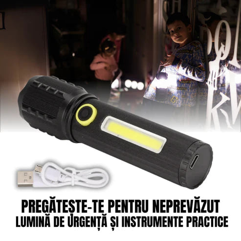 Sada taktického svetla s nemeckým laserom + puzdro + extra batéria ZADARMO – TitanLux™