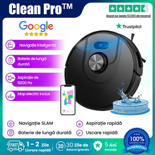 Inteligentný robotický vysávač 3 v 1 CleanPro™